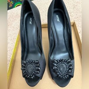 Apt. 9 Black Embellished Heels